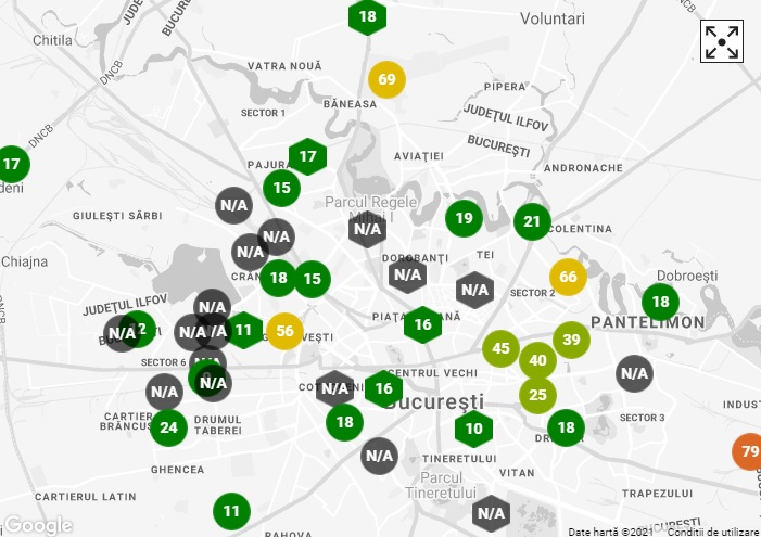 Elevii din București respiră aer toxic. Raportul arată că poluarea din jurul școlii depășește cu mult standardul