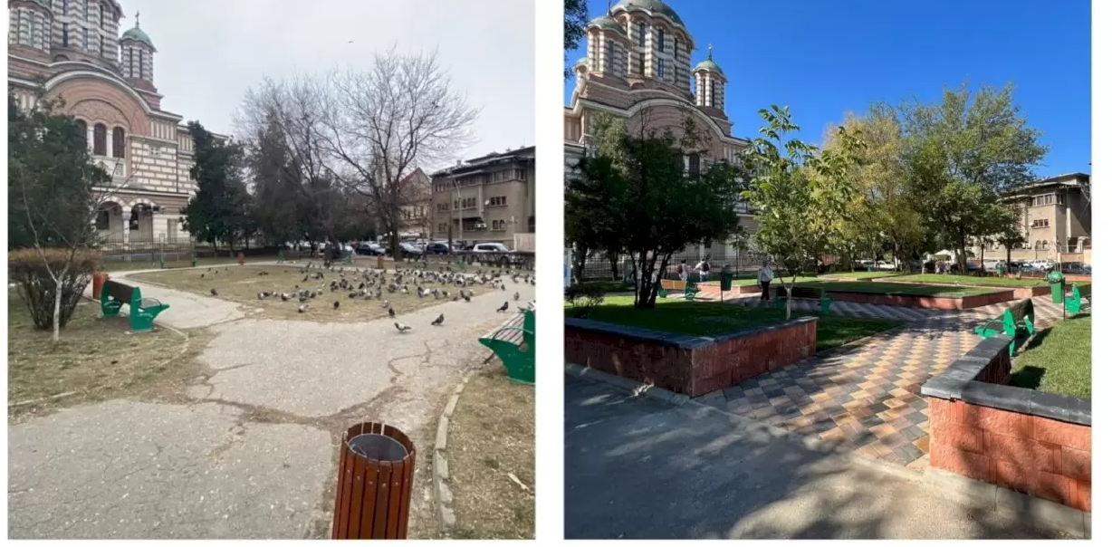 Grădina Elefterie din București a fost reamenajată
