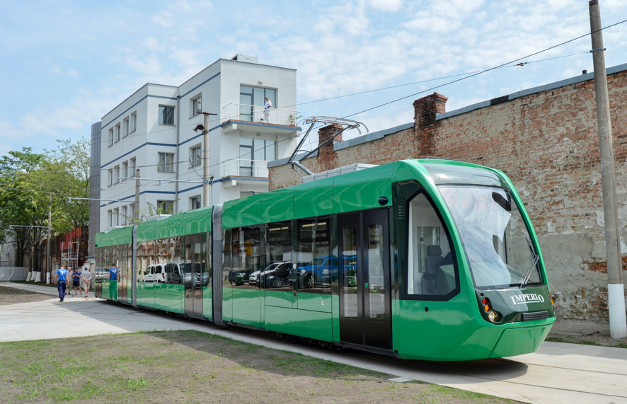Noul tramvai Imperio va circula pe linia 41 din luna noiembrie