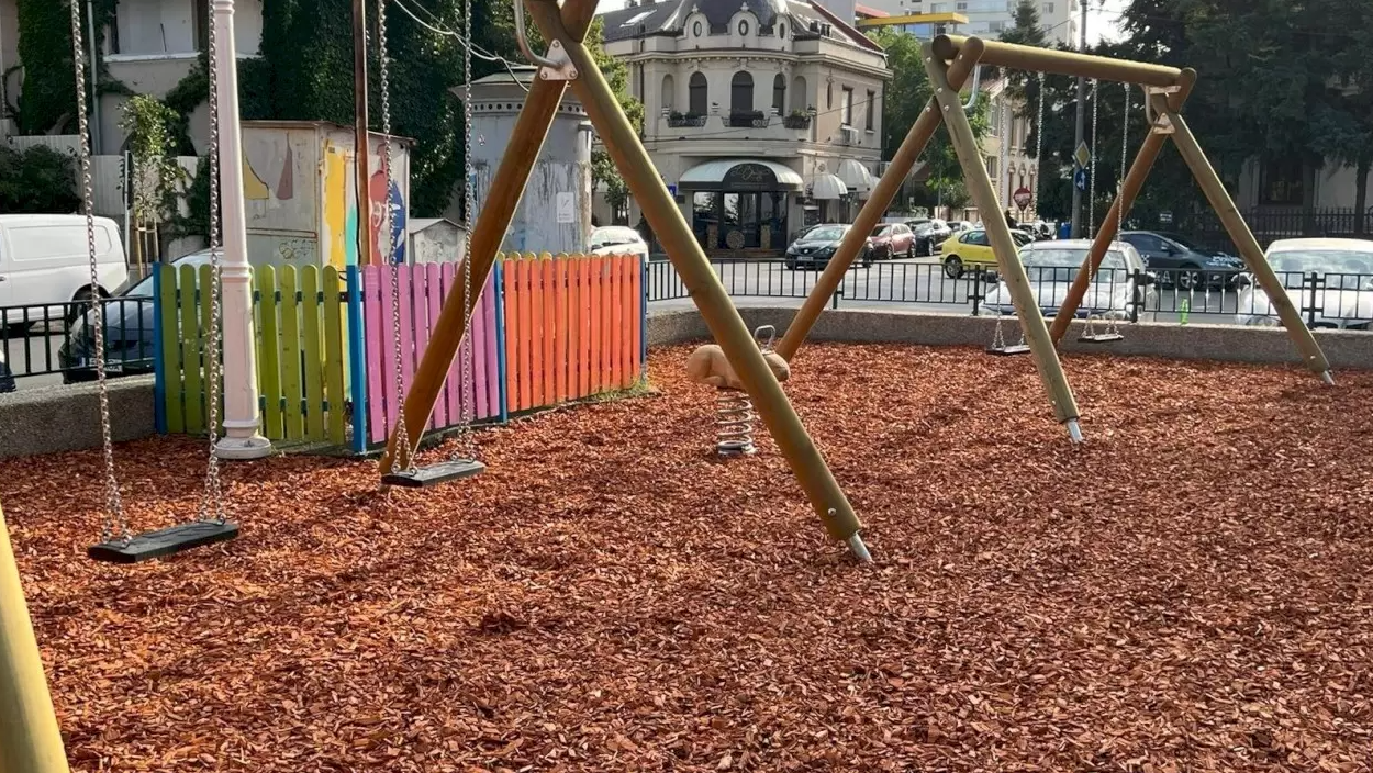 Parcul Dabija, un loc de joacă unic în București: oamenii calcă scoarța copacului. Evaluarea primarului asupra inovației