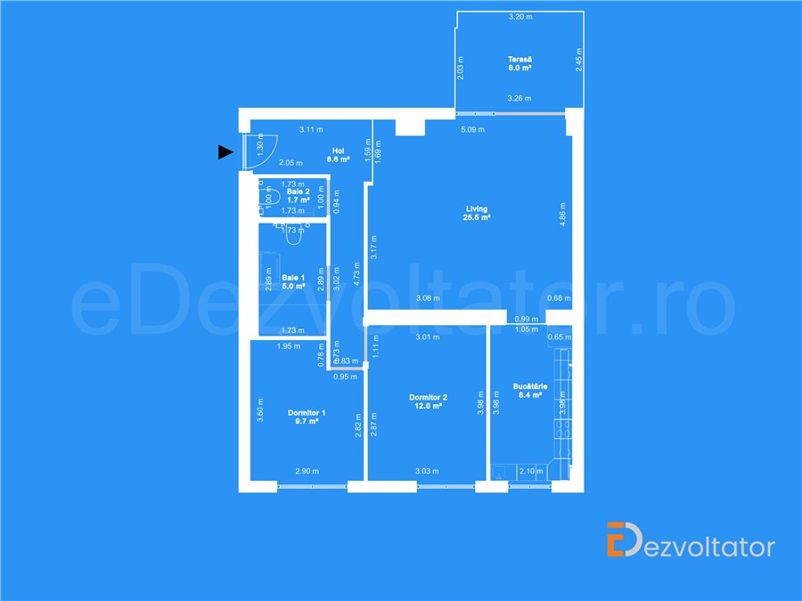 Apartament 3 Camere 79mp Floreasca Residence