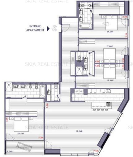 Apartament 5 Camere 253mp One Verdi Park Residence