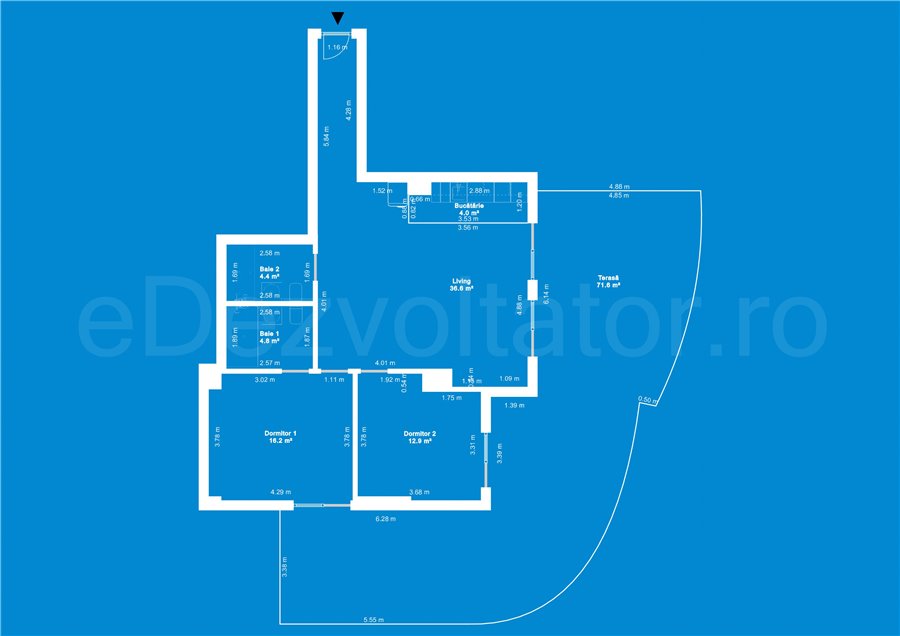 Apartament 3 Camere 151mp Tepes Voda Residence