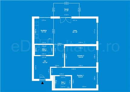 Apartament 3 Camere 90mp Luxuria Domenii Residence