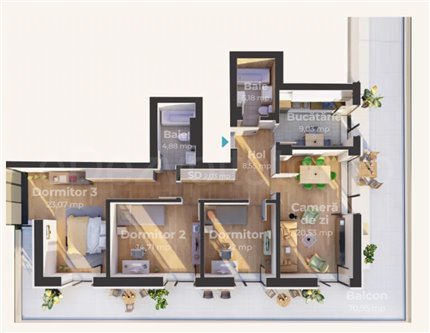 Apartament 4 Camere 171mp Pipera Concept