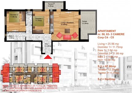 Apartament 3 Camere 84mp Look Residence Berceni