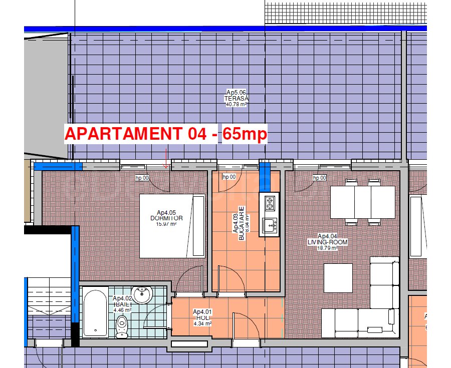 Apartament 2 Camere 92mp ELIMAR Rezidential