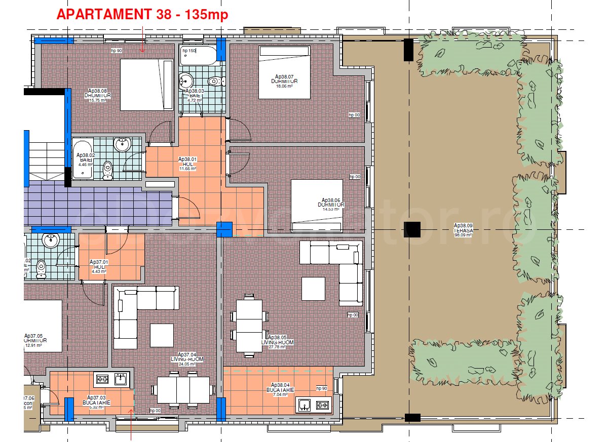 Apartament 4 Camere 202mp ELIMAR Rezidential
