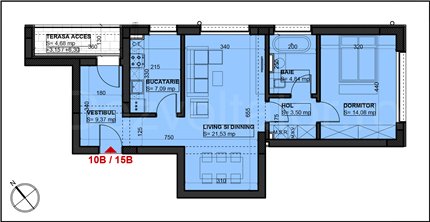 Apartament 2 Camere 65mp Complex Lake Residence