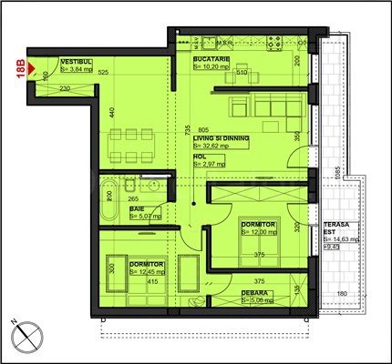 Apartament 3 Camere 99mp Complex Lake Residence