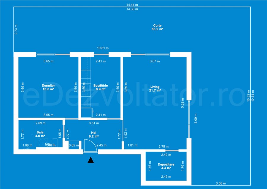 Apartament 2 Camere 60mp Arbo Residence