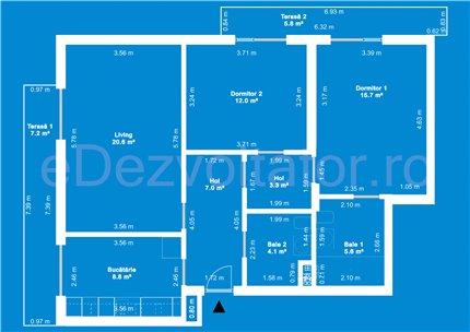 Apartament 3 Camere 91mp Forest On Residence