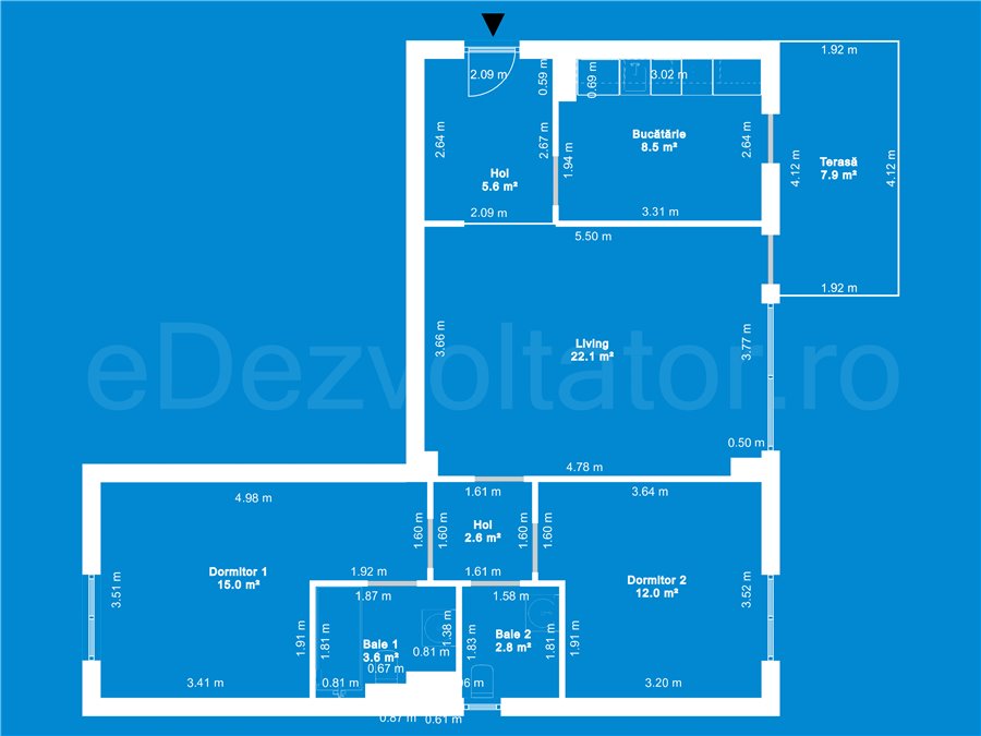 Apartament 3 Camere 81mp Timisoara 103 Residence