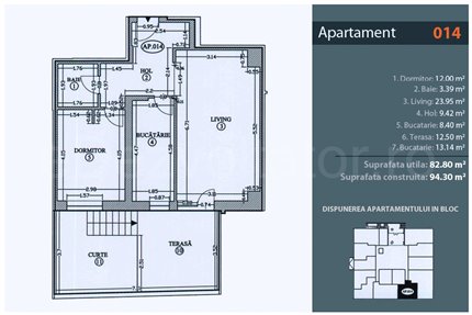 Apartament 2 Camere 83mp Premium North Lane