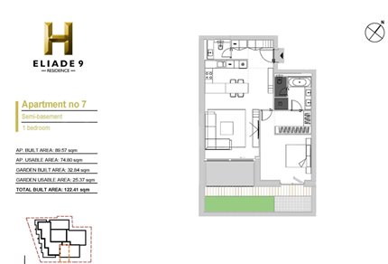 Apartament 2 Camere 123mp H Eliade 9