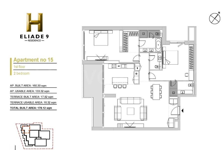 Apartament 3 Camere 179mp H Eliade 9