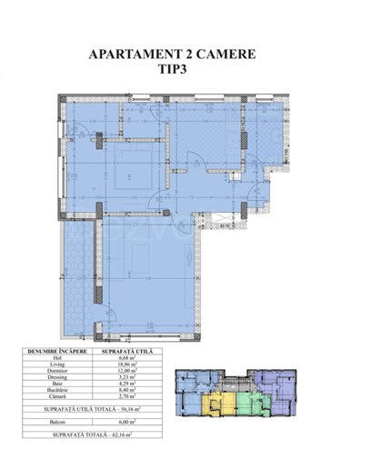Apartament 2 Camere 63mp Newcasa Residence 2