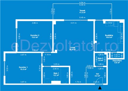 Apartament 3 Camere 87mp Olympia Residence