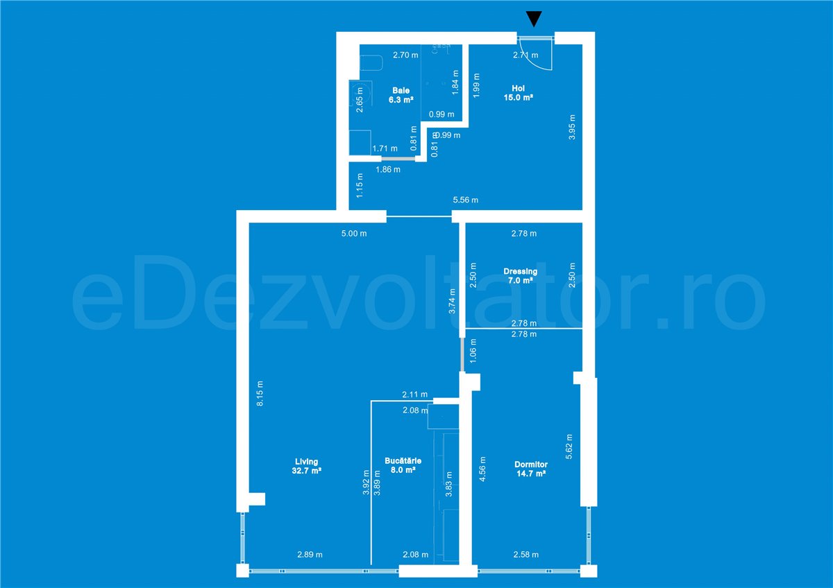 Apartament 2 Camere 84mp Ivory Residence