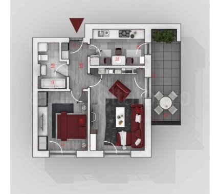 Apartament 2 Camere 62mp Sofia Residence 6