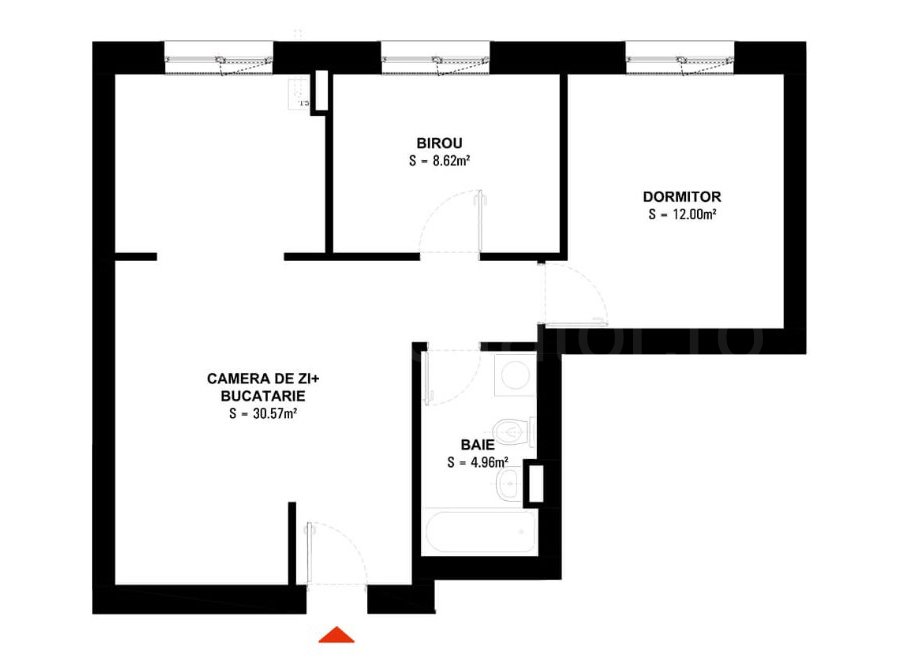 Apartament 3 Camere 56mp Hils Brauner Apartments