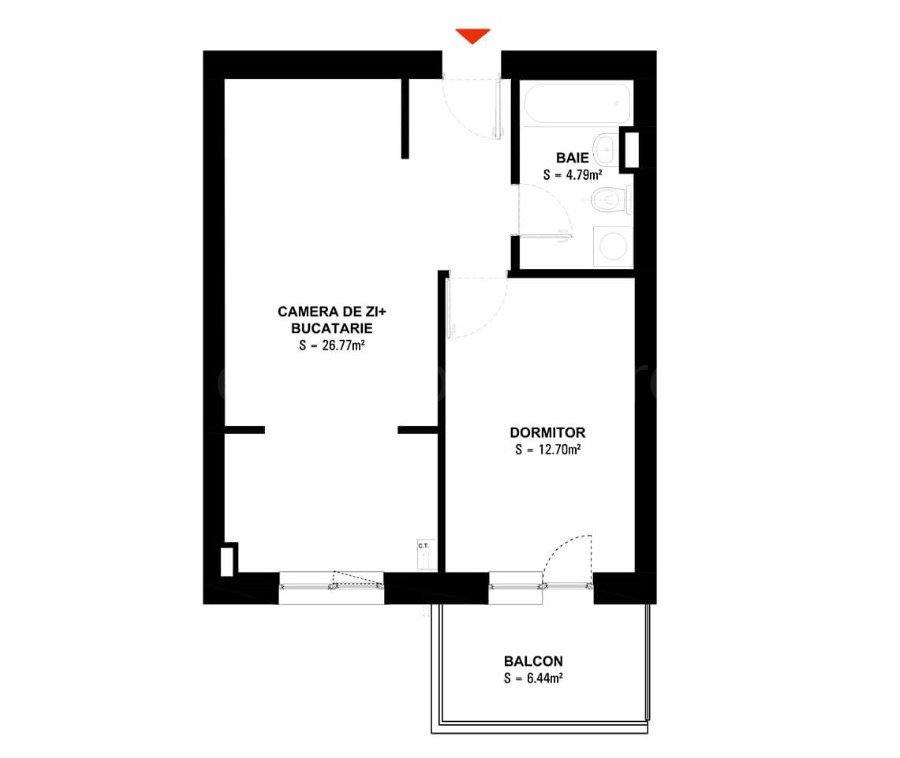 Apartament 2 Camere 51mp Hils Brauner Apartments