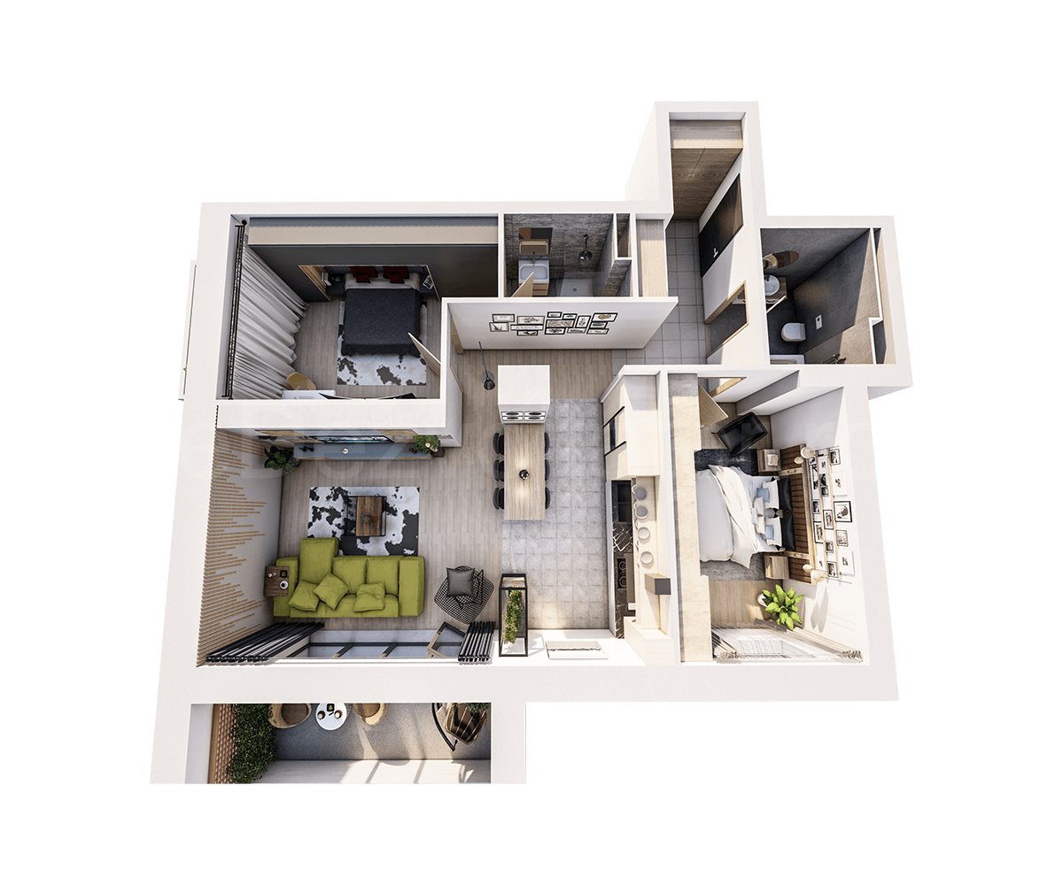 Apartament 3 Camere 96mp Select Residences