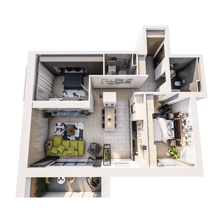 Apartament 3 Camere 96mp Select Residences