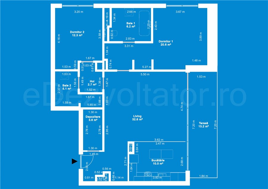 Apartament 3 Camere 107mp Eminescu 65 Residence