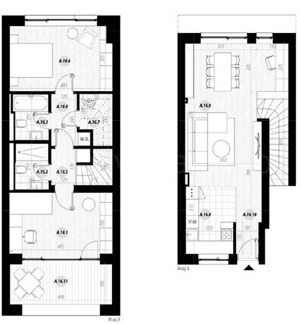 Apartament 3 Camere 92mp Catted Family