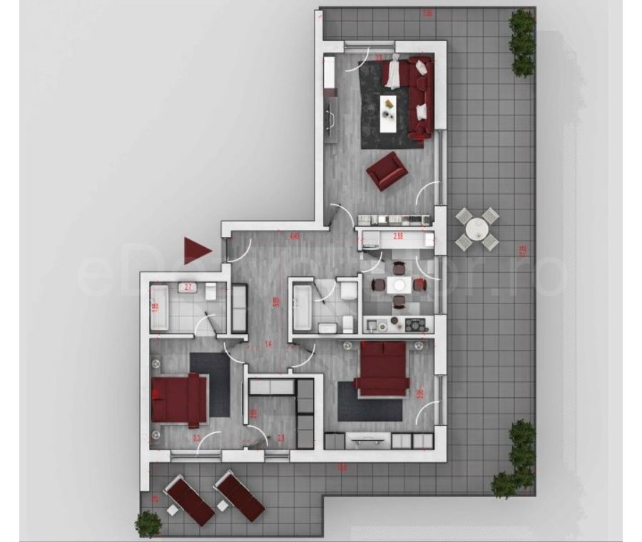 Apartament 3 Camere 167mp Sofia Residence 6
