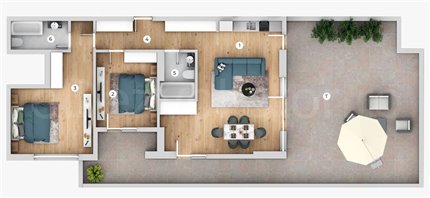 Apartament 3 Camere 169mp Quartz Residence