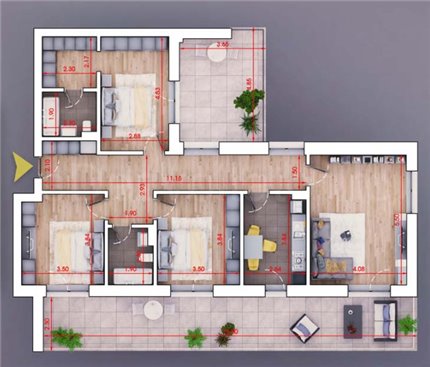 Apartament 4 Camere 160mp Sofia Residence 7