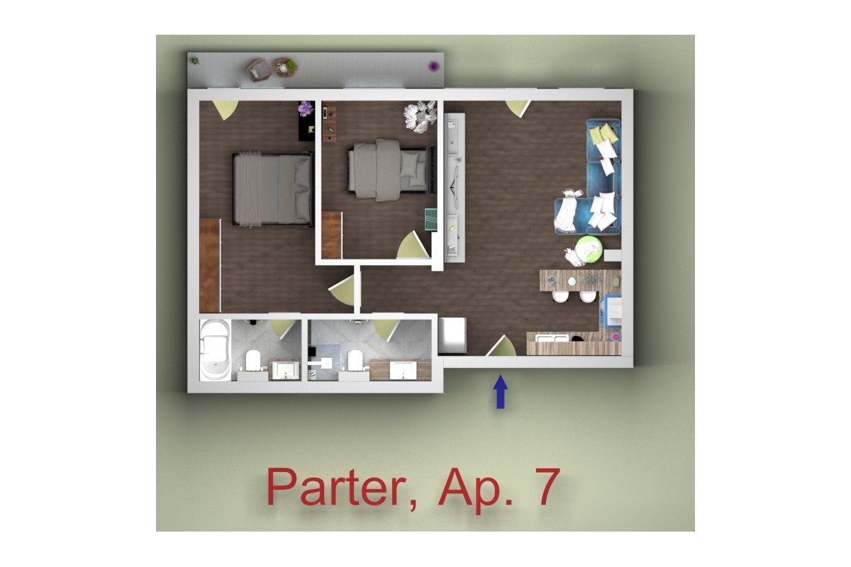 Apartament 3 Camere 75mp Jasmine Residence Pallady