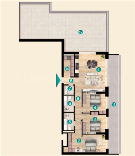 Apartament 4 Camere 251mp iResidence