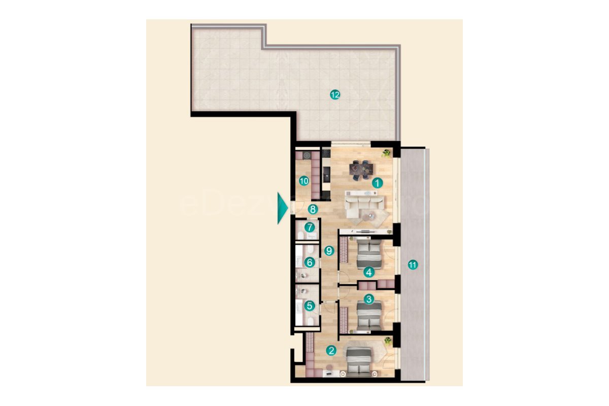 Apartament 4 Camere 251mp iResidence