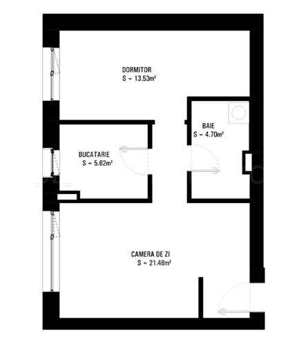 Apartament 2 Camere 45mp HILS Pallady Apartments