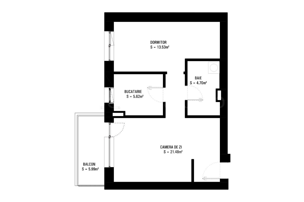 Apartament 2 Camere 51mp HILS Pallady Apartments