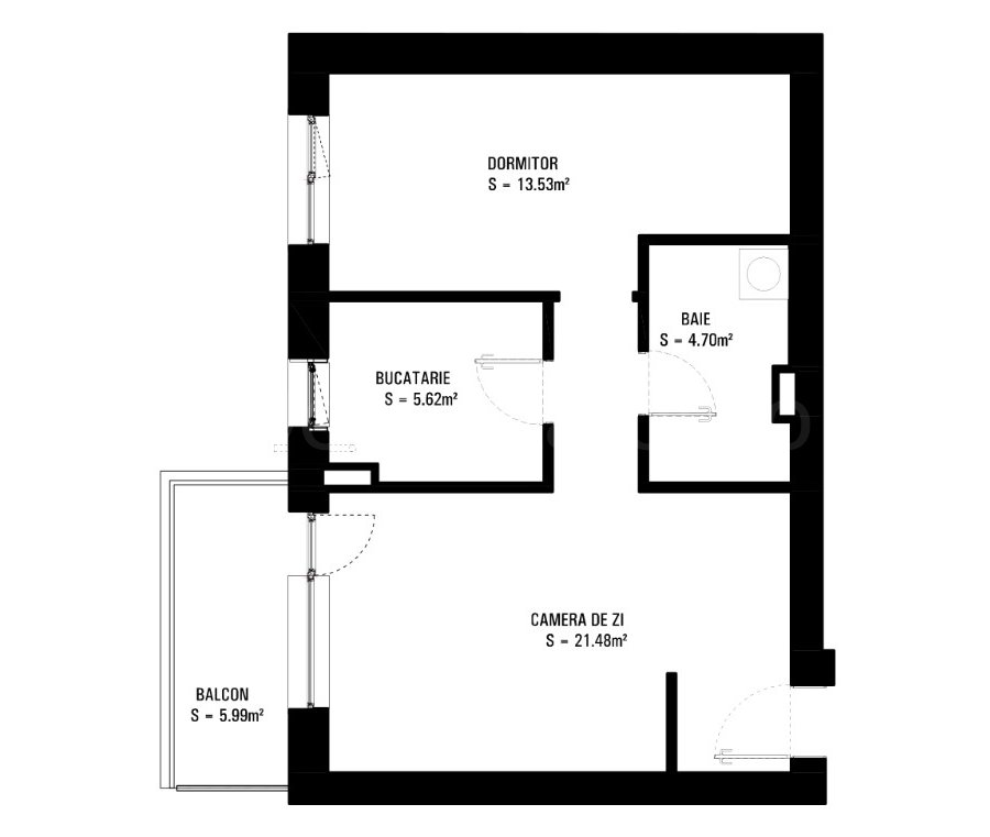 Apartament 2 Camere 51mp HILS Pallady Apartments