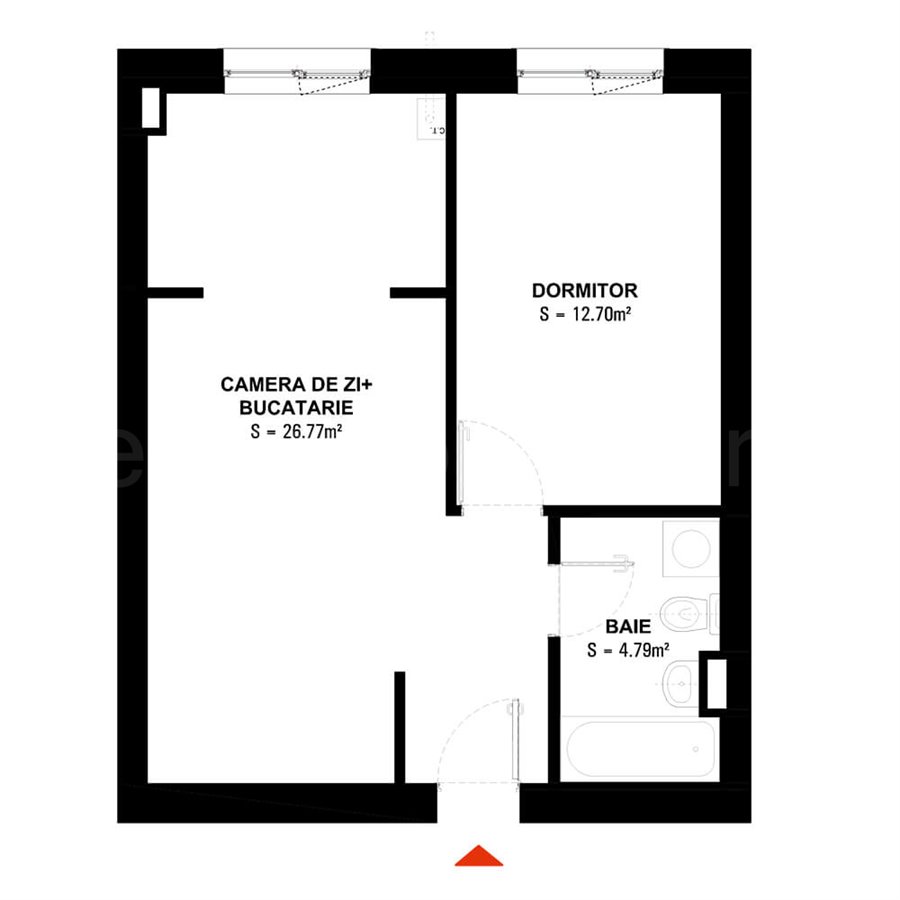 Apartament 2 Camere 44mp Hils Brauner Apartments