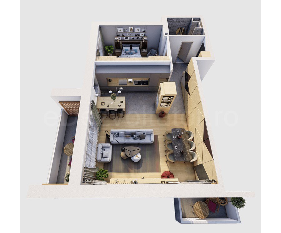 Apartament 2 Camere 86mp Select Residences