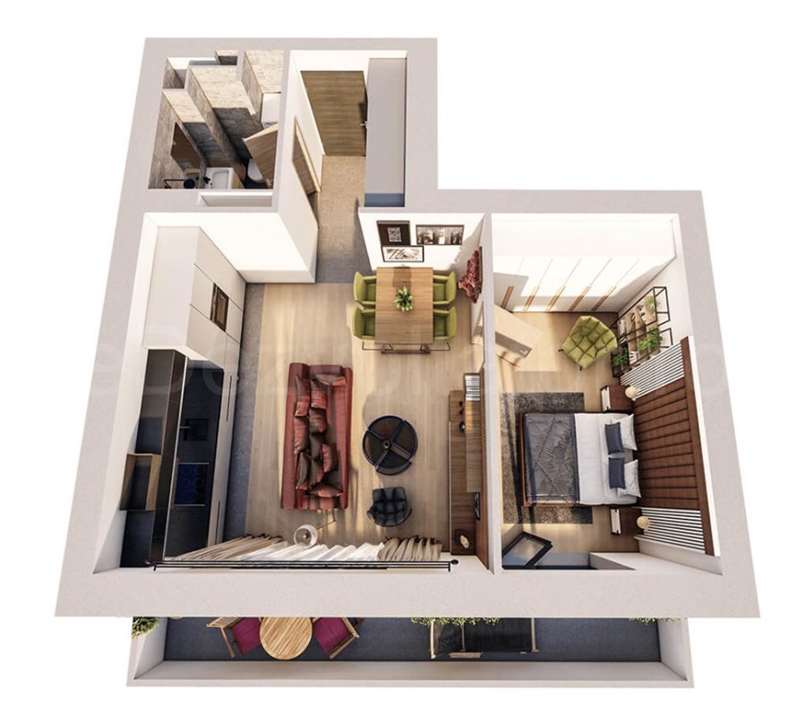 Apartament 2 Camere 60mp Select Residences