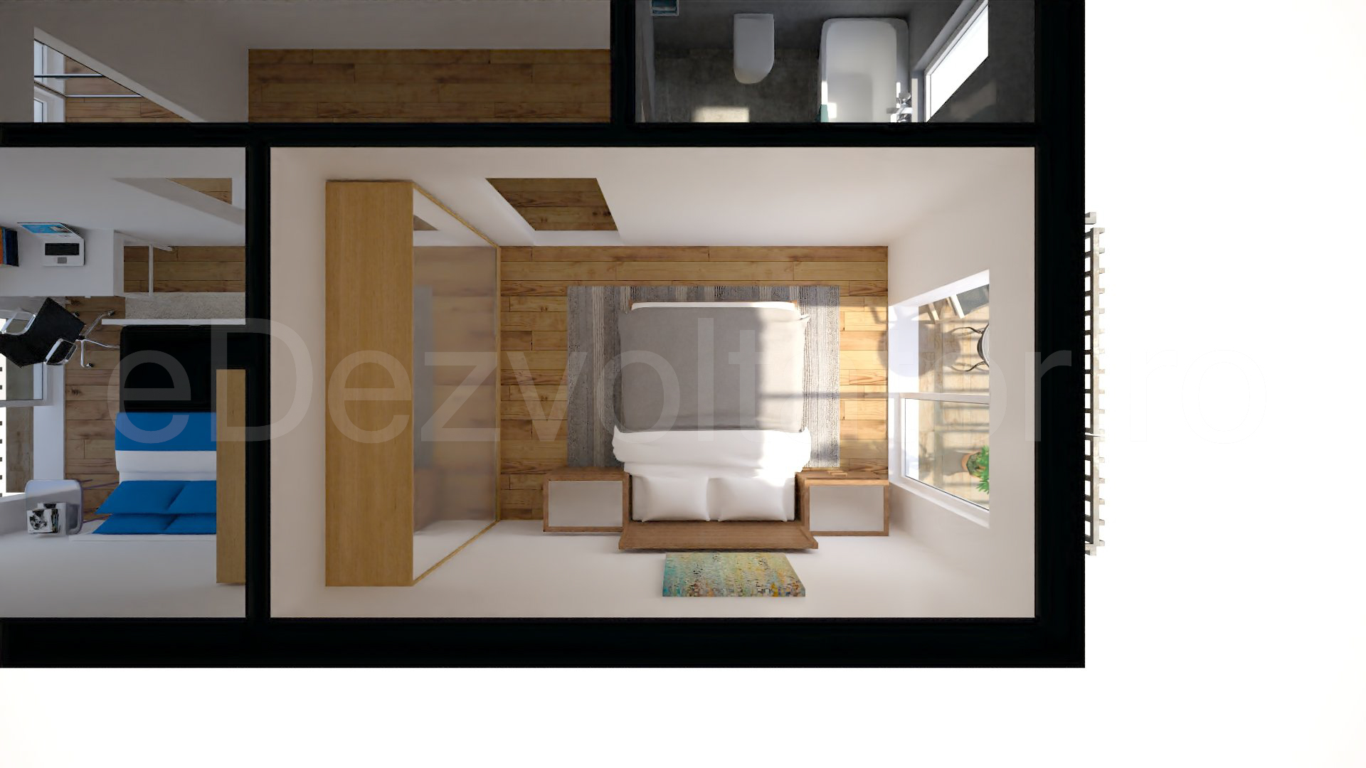 Păreri spațiu dormitor secundar Vila duplex cu un etaj 88 mp Cosmopolis