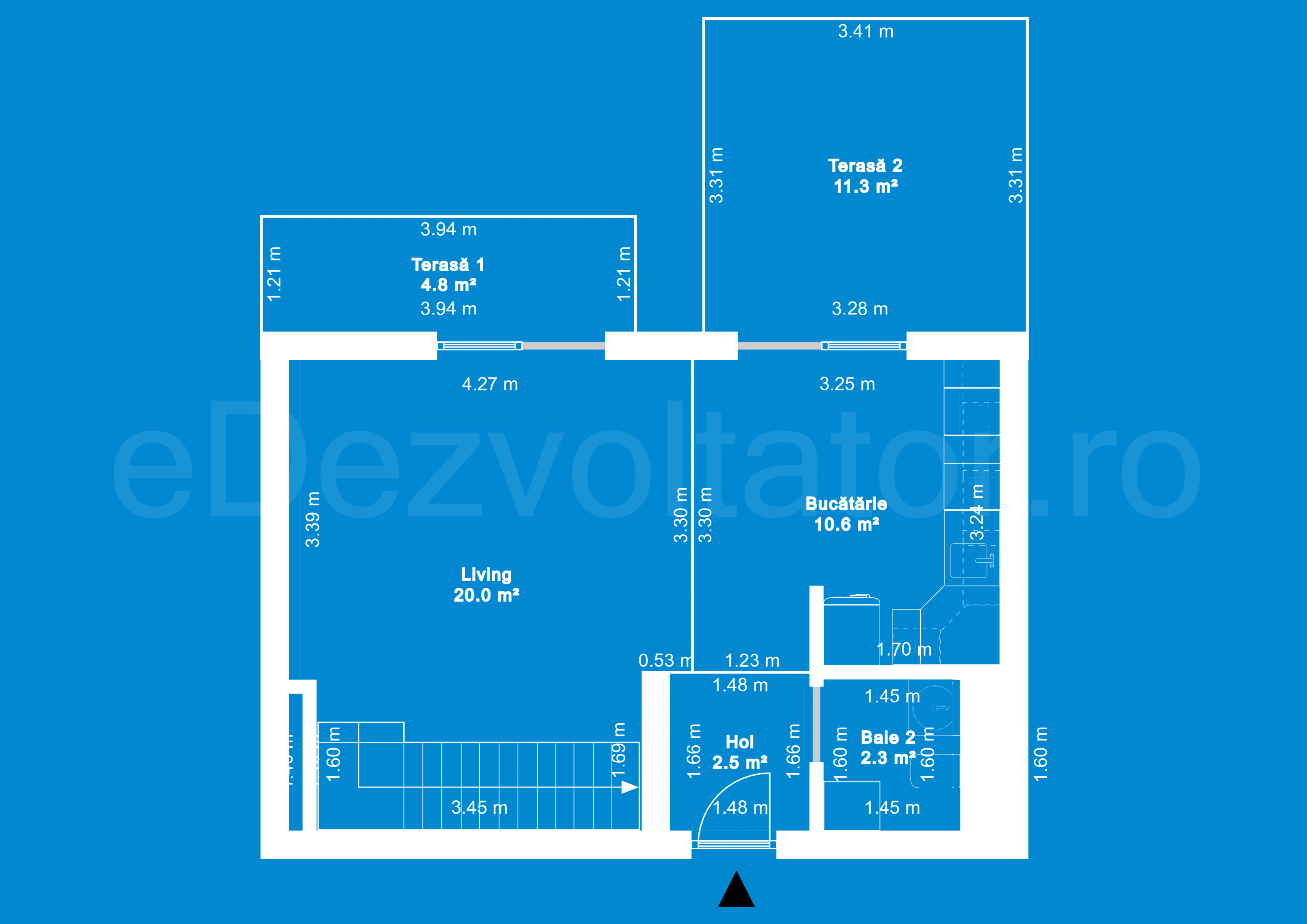 Desen Tehnic Apartament 2 Camere 90mp Cloud9 Residence