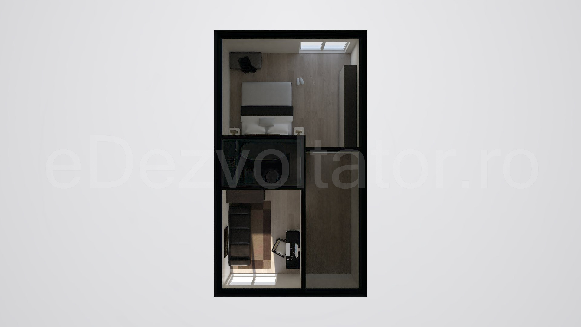 Simulare iluminat natural  - etaj 2 - Vila duplex cu două etaje  137 mp Bonavita Rezidential