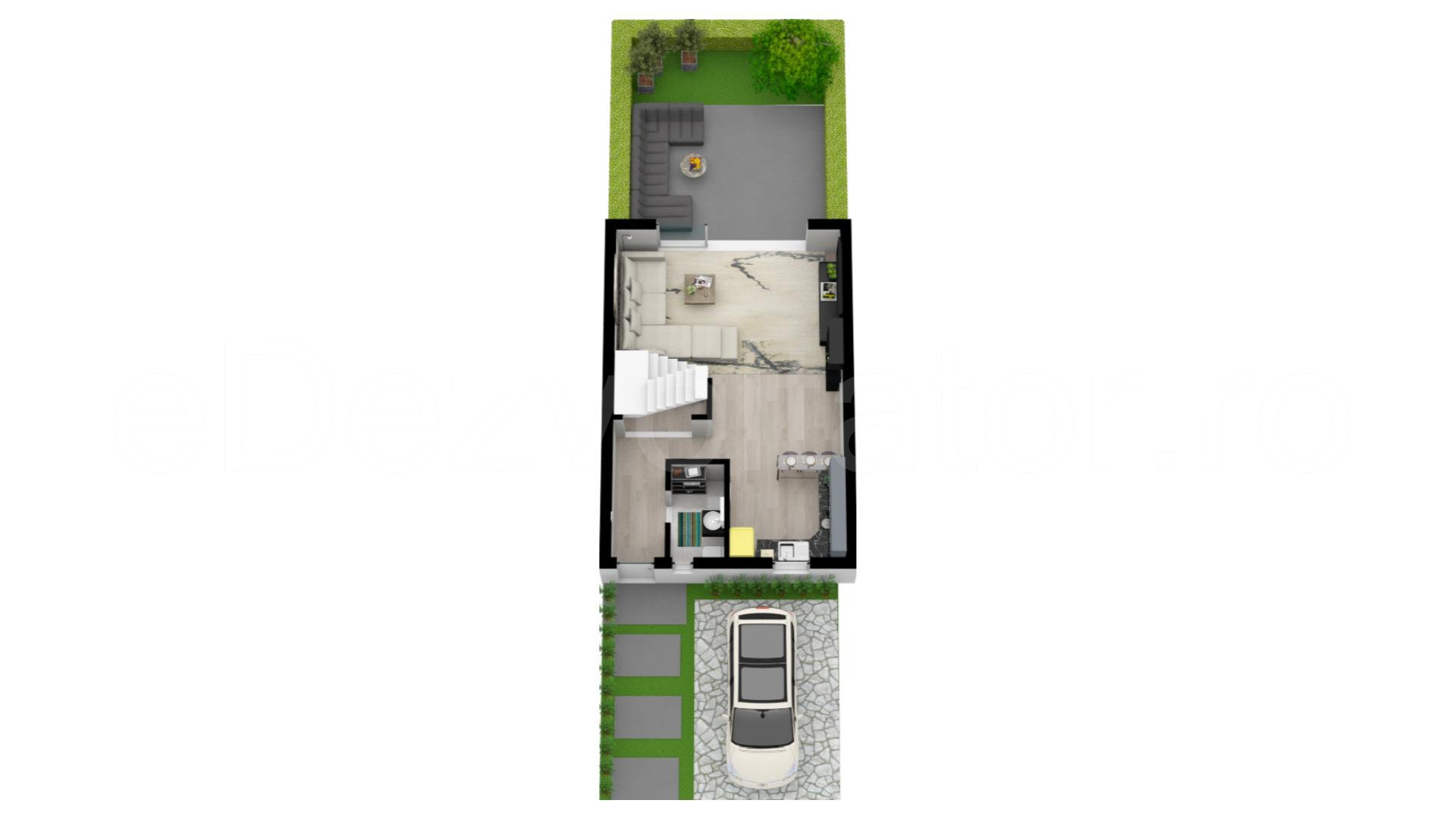 Compartimentare Nivel 1 Vila duplex cu un etaj 101 mp Bonavita Rezidential