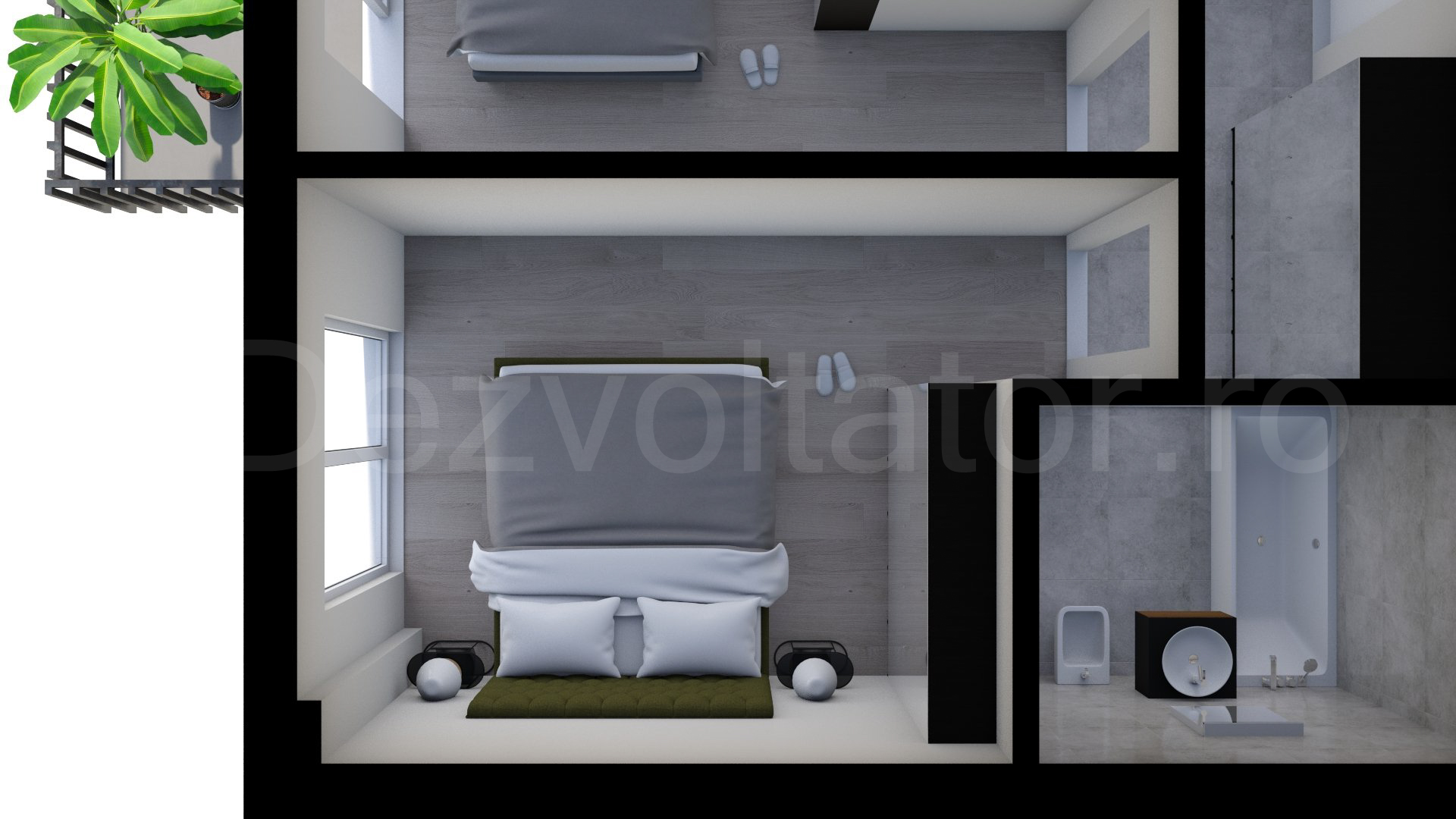 Păreri spațiu dormitor principal Apartament 3 camere 95 mp Metropolitan Viilor