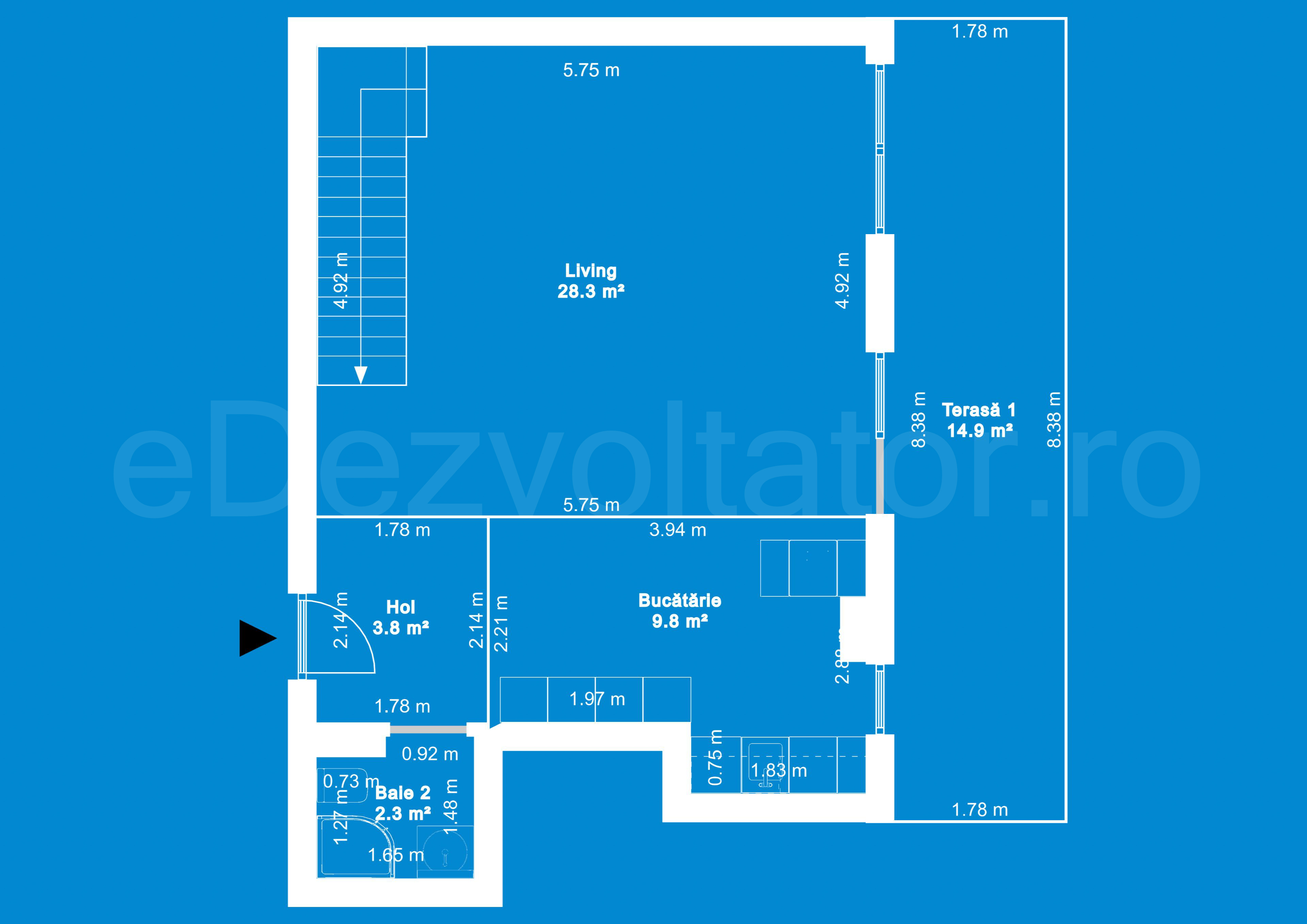 Desen Tehnic Apartament 3 Camere 213mp Metropolitan Viilor