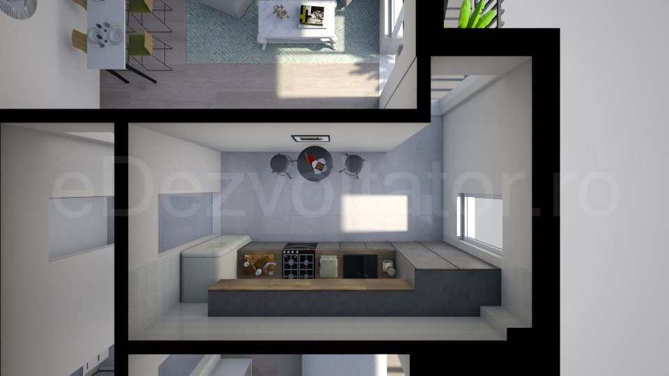 Păreri spațiu bucătărie Apartament 3 camere 80 mp ISG Residence IV