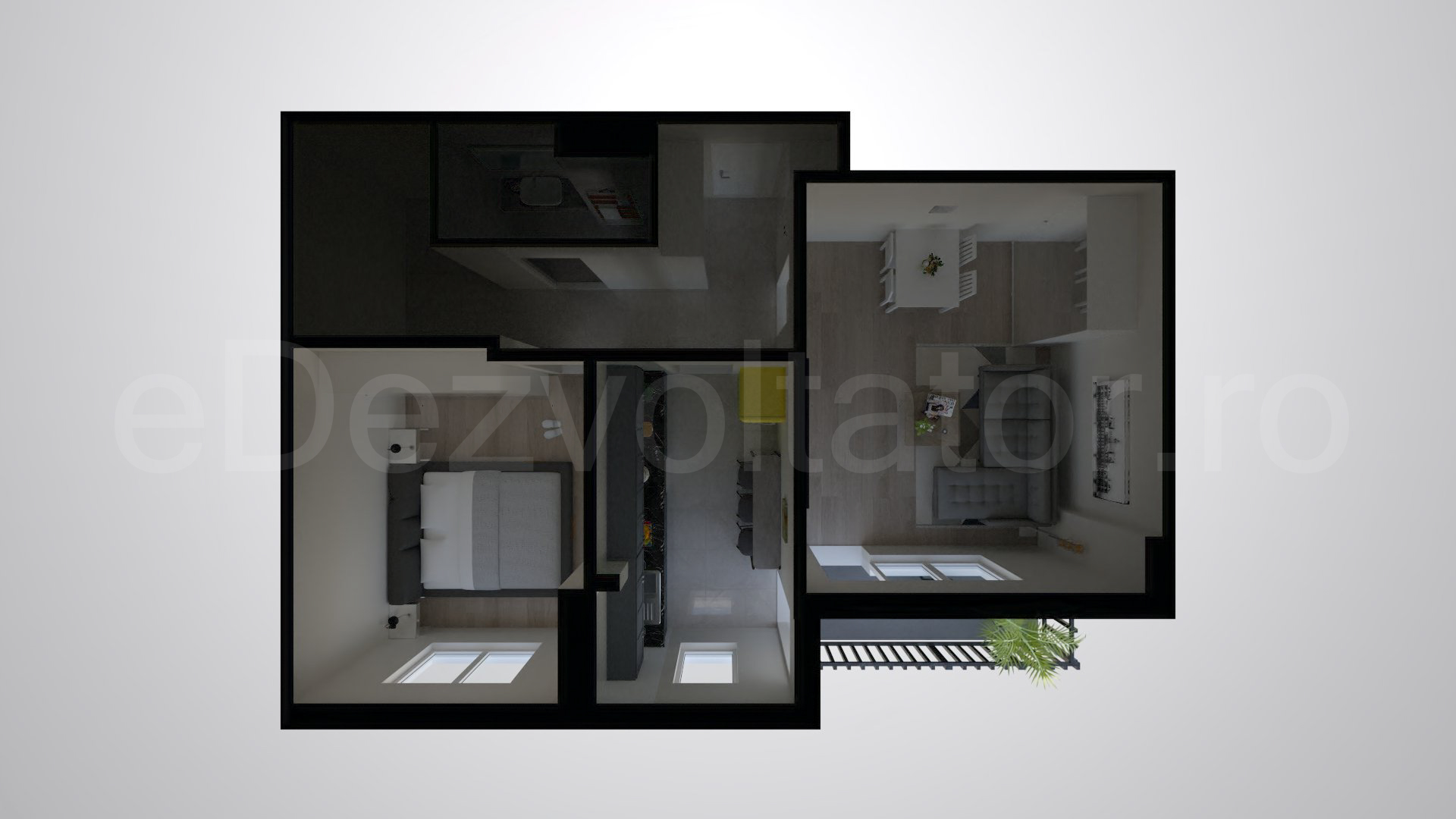 Simulare iluminat natural  Apartament 5 camere 143 mp ISG Residence IV